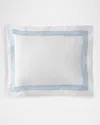 Sferra Estate Boudoir Sham In White/poolside
