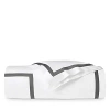 Sferra Estate Duvet Cover, Full/queen In White/charcoal