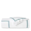 Sferra Estate Duvet Cover, Full/queen In White/pool