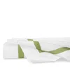 Sferra Estate Flat Sheet, Full/queen In White/apple