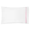 Sferra Estate Pillowcase Set, King In White/carnation