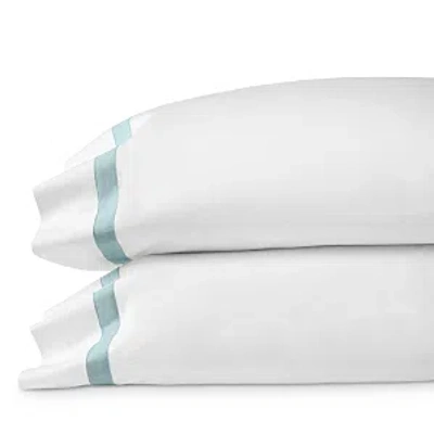 Sferra Estate Pillowcase Set, King In White/pool