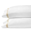 Sferra Estate Pillowcase Set, King In White/sand