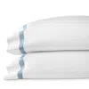 Sferra Estate Pillowcase Set, King In White/sea