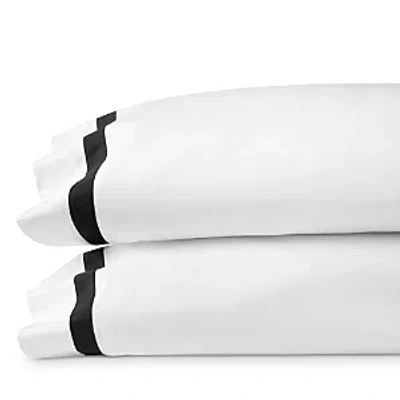 Sferra Estate Pillowcase Set, Standard In White/black