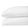 Sferra Estate Pillowcase Set, Standard In White/ivory