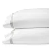Sferra Estate Pillowcase Set, Standard In White/luna