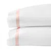 Sferra Estate Pillowcase Set, Standard In White/petal