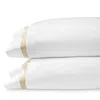 Sferra Estate Pillowcase Set, Standard In White/sand