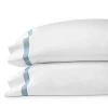 Sferra Estate Pillowcase Set, Standard In White/sea