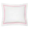 Sferra Estate Sham, Boudoir In White/carnation
