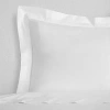 Sferra Estate Sham, Boudoir In White/white