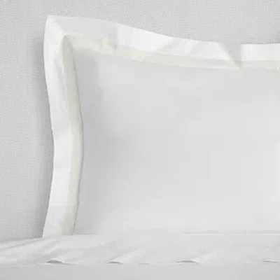 Sferra Estate Sham, Euro In White/ivory