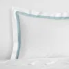 Sferra Estate Sham, Euro In White/pool