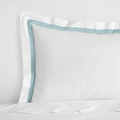 Sferra Estate Sham, Euro In White/pool