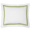 Sferra Estate Sham, Standard In White/apple