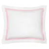 Sferra Estate Sham, Boudoir In White/carnation