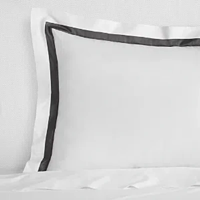 Sferra Estate Sham, Standard In White/charcoal