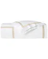 Sferra Estate Woven Cotton Duvet Cover, Full/queen In White,sand