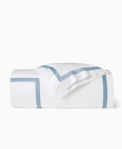 Sferra Estate Woven Cotton Duvet Cover, Twin In Blue