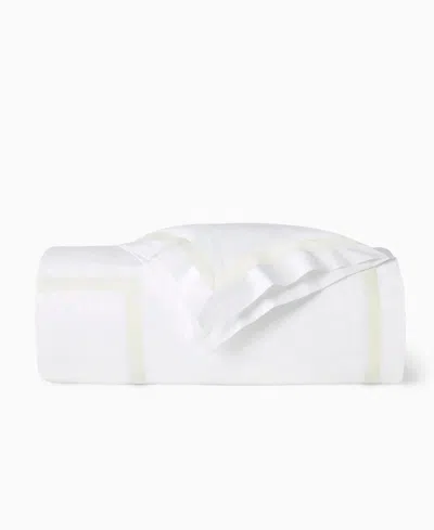 Sferra Estate Woven Cotton Duvet Cover, Twin In White