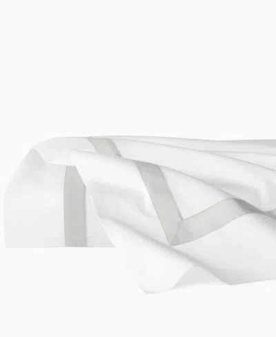 Sferra Estate Woven Cotton Flat Sheet, Twin In White