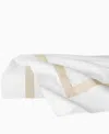 Sferra Estate Woven Cotton Flat Sheet, Twin In Neutral