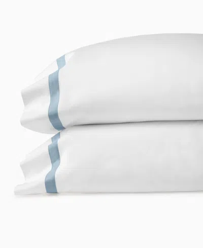 Sferra Estate Woven Cotton Pillowcase Pair, King In White
