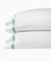 Sferra Estate Woven Cotton Pillowcase Pair, King In White