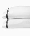 Sferra Estate Woven Cotton Pillowcase Pair, Standard In White
