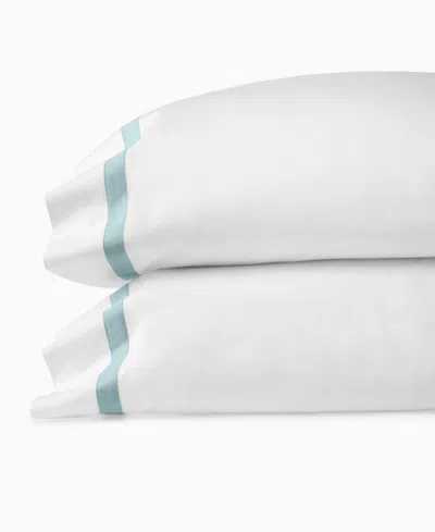 Sferra Estate Woven Cotton Pillowcase Pair, Standard In White