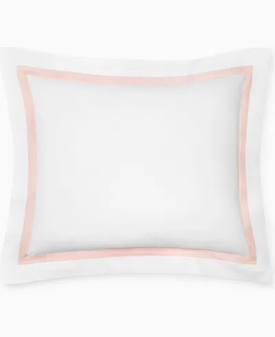 Sferra Estate Woven Cotton Sham, King In Pink