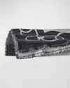 Sferra Eterna Decorative Throw, 51" X 71" In Grey