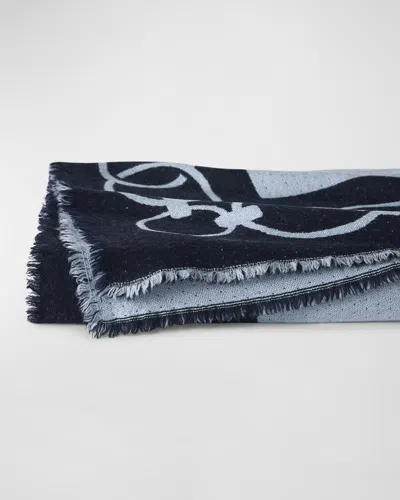 Sferra Eterna Decorative Throw, 51" X 71" In Blue