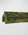 Sferra Eterna Decorative Throw, 51" X 71" In Green