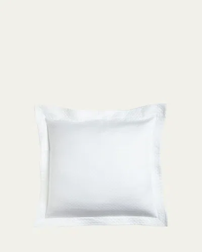 Sferra European Diamond Pique Sham In White