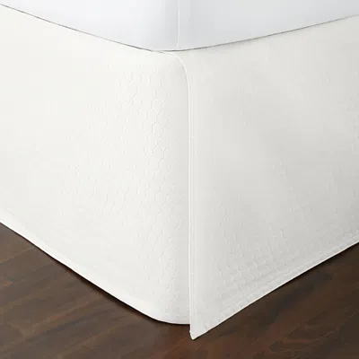 Sferra Favo Bedskirt, Queen In Ivory