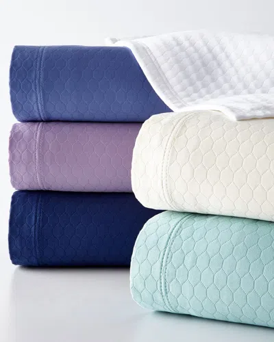 Sferra Favo Full/queen Honeycomb Coverlet