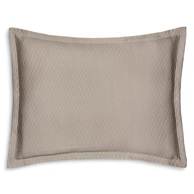 Sferra Favo King Sham In Brown