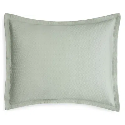 Sferra Favo King Sham In Seagreen