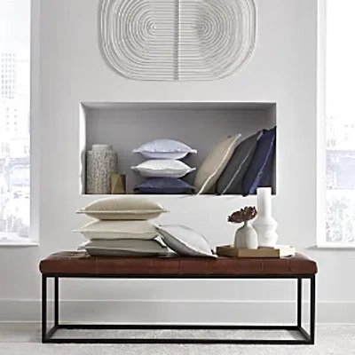 Sferra Favo Standard Sham In Charcoal