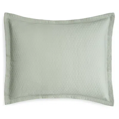 Sferra Favo Standard Sham In Seagreen