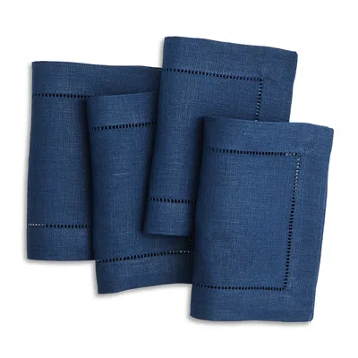 Sferra Festival Cocktail Napkins, Set Of 4 In Blue