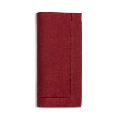 Sferra Linen Festival Napkins 4-piece Set In Cinnabar
