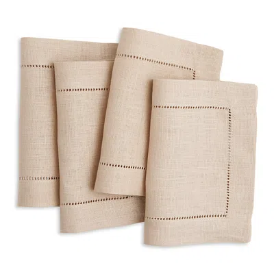 Sferra Linen Festival Napkins 4-piece Set In Natural