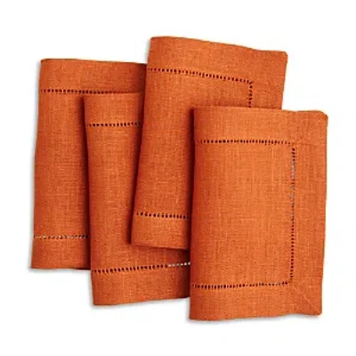 Sferra Festival Cocktail Napkins, Set Of 4 In Paprika