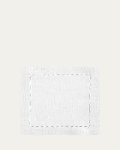 Sferra Festival Cocktail Napkins, Set Of 6 In White