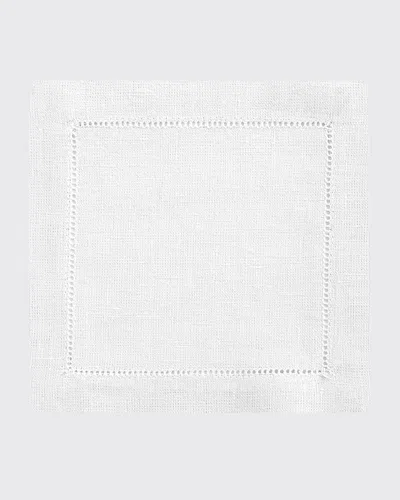 Sferra Festival Cocktail Napkins, Set Of 6 In White