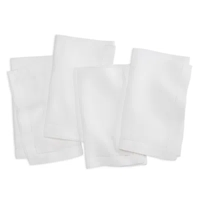 Sferra Festival Dinner Napkins, Set Of 4 In White