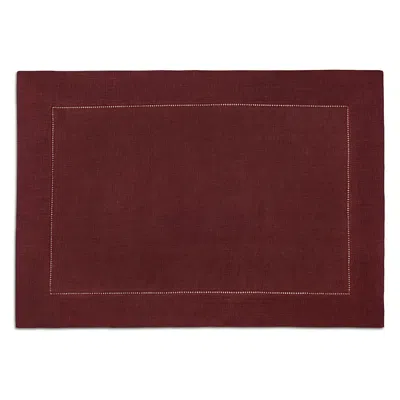 Sferra Festival Placemats, Set Of 4 In Burgundy